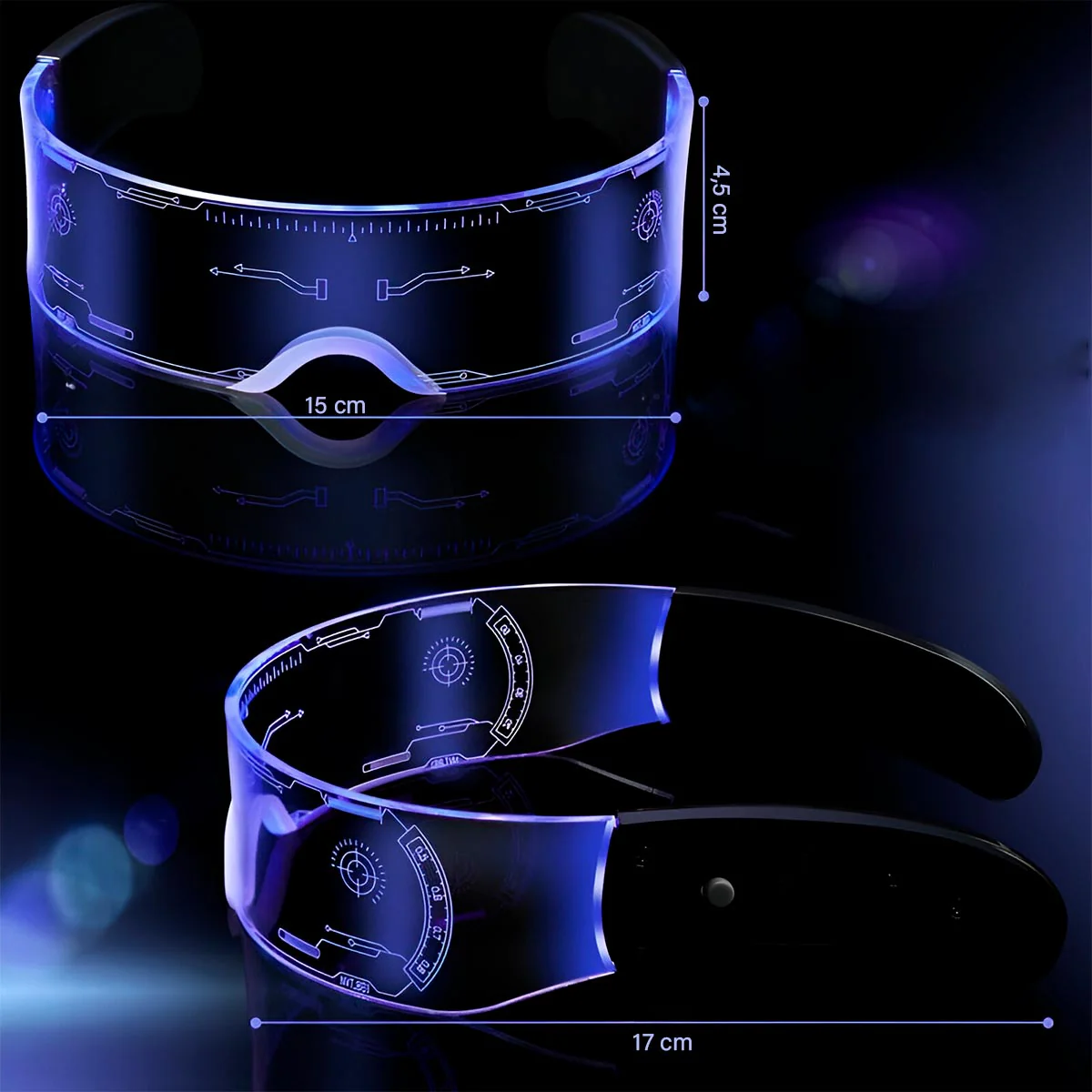 Gafas Led Futuristas